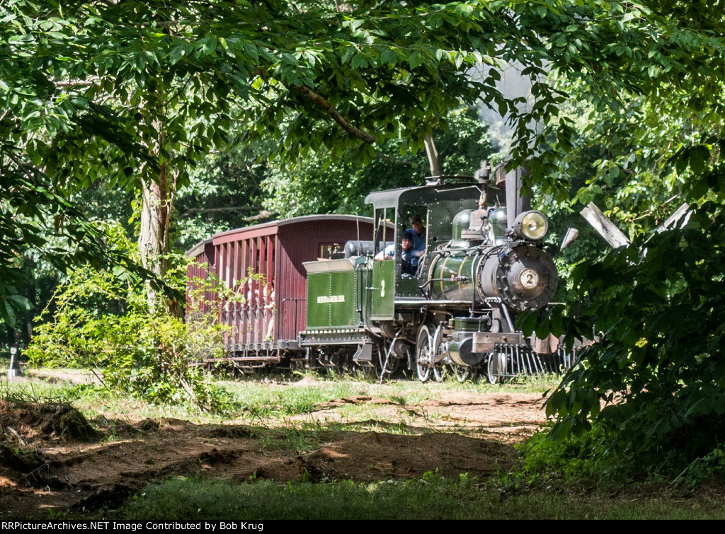 Compania Agricola de Guatemala steam locomotive number 2 at Hesston